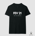 Camiseta Algodão Peruano 21 de Fevereiro Meu Dia Especial