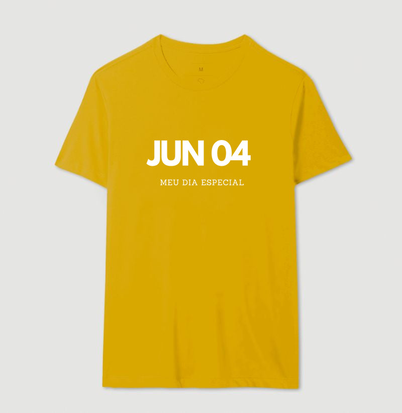 Camiseta 4 de junho Meu Dia Especial