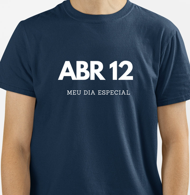 Camiseta 12 de Abril Meu Dia Especial