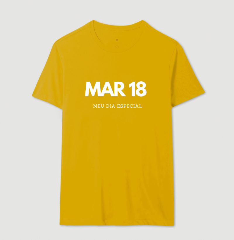 Camiseta 18 de Março Meu Dia Especial