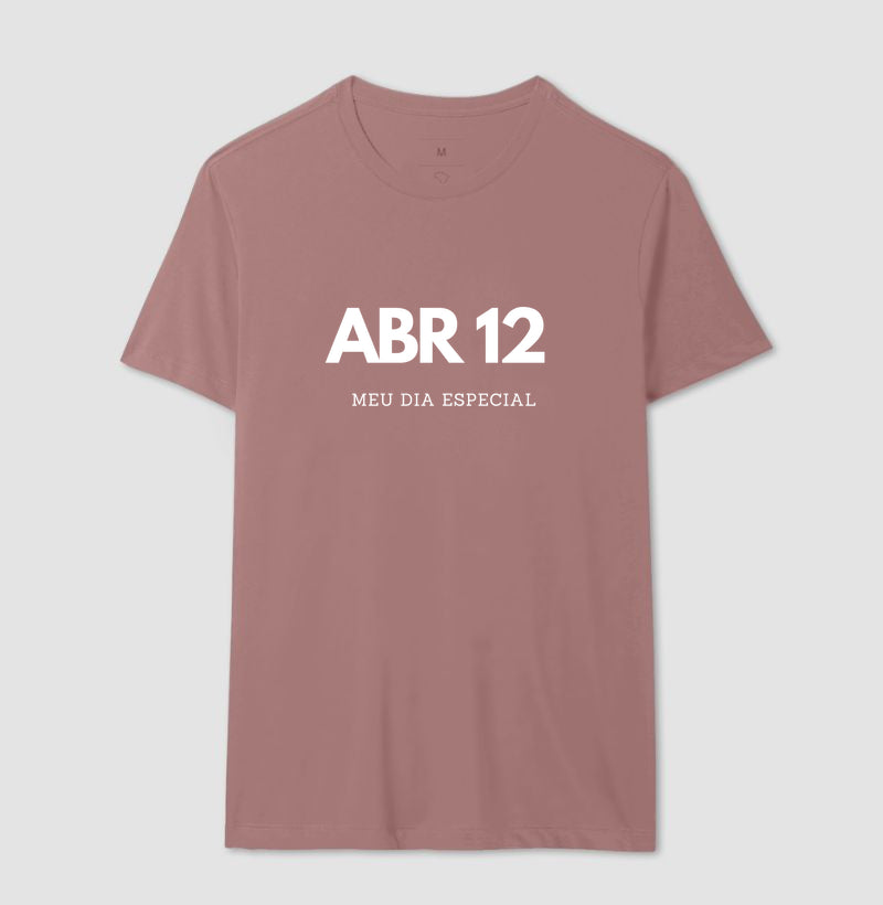 Camiseta 12 de Abril Meu Dia Especial