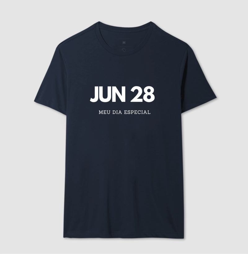 Camiseta 28 de Junho Meu Dia Especial